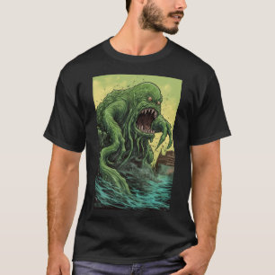 T-shirt Monstre de slime vert