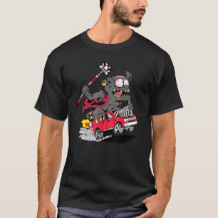 T-shirt Monstre De Surveyeur Terrestre Où Mon Tripod Sonda