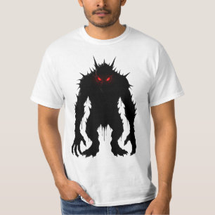 T-shirt Monstre Démon de l'Ombre Yeux Rouges Horreur cadea