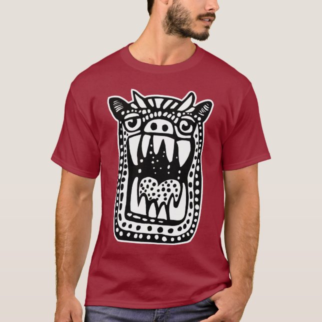 T-shirt Monstre d'horreur (Devant)