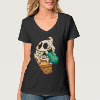T-shirt Monstre du camion de crème glacée zombie