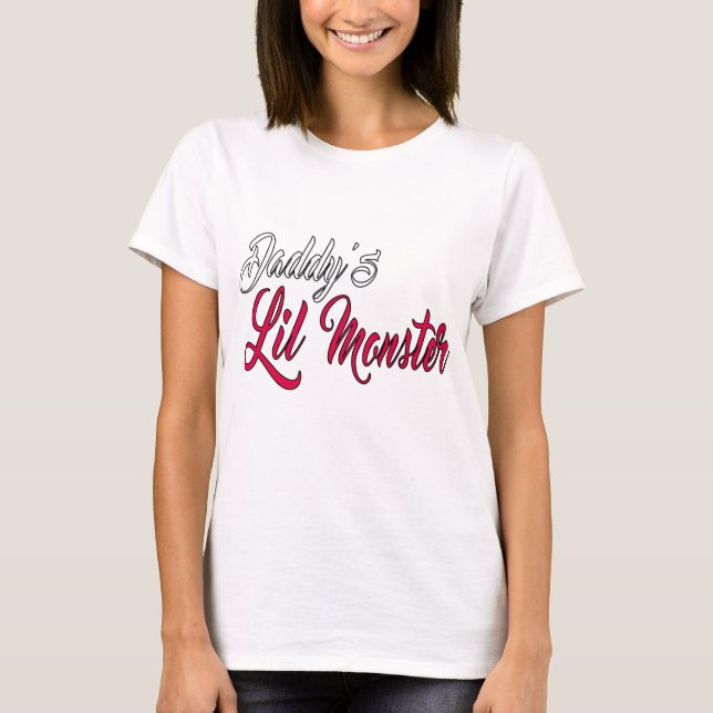 T-shirt  Monstre Lil de papa, Classique  (Devant)