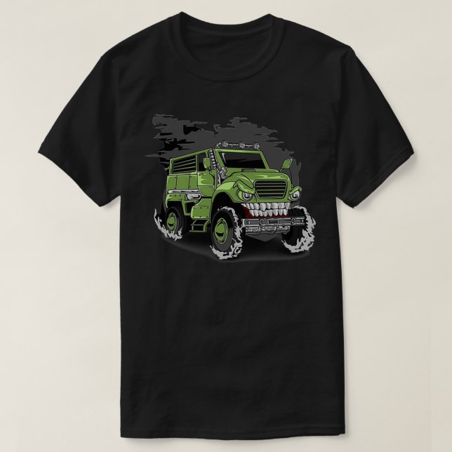 T-SHIRT MONSTRE MILITAIRE (Design devant)