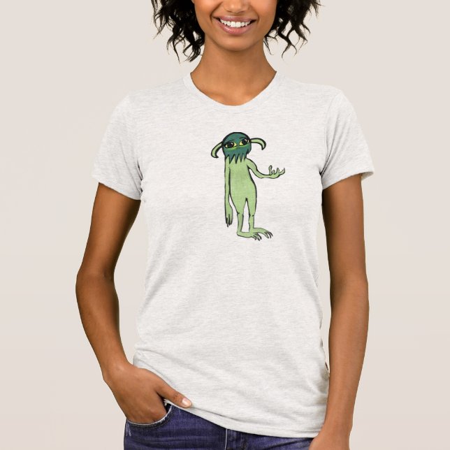 T-shirt Monstre vert (Devant)
