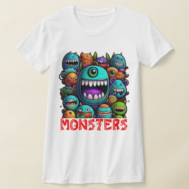 T-SHIRT MONSTRES (Poser)