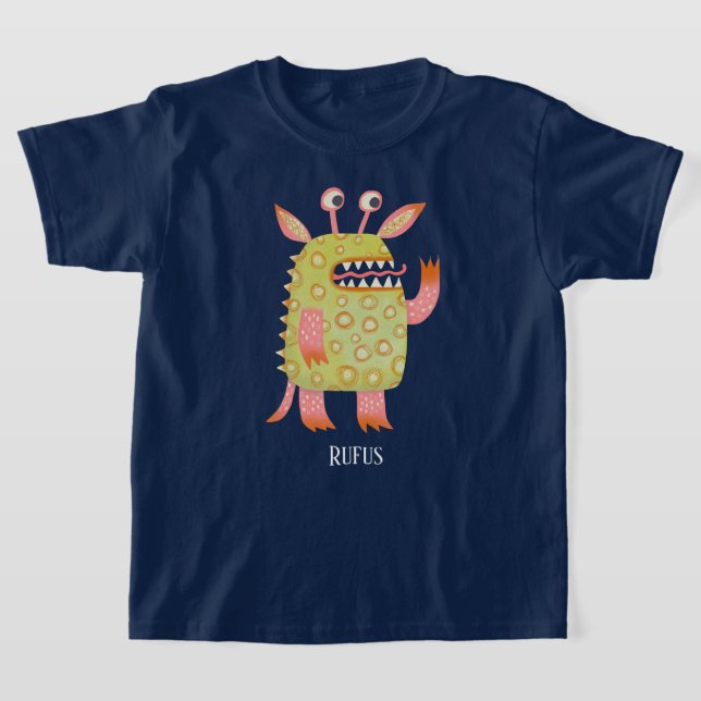 T-shirt Monstres amusants Personnalisé (Poser)