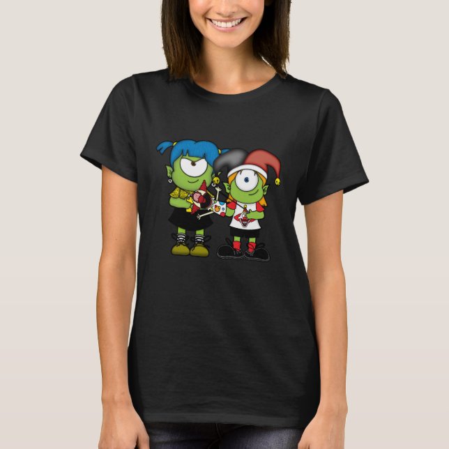 T-shirt Monstres de dessin (Devant)