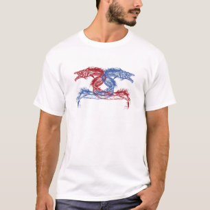 T-shirt Monstres de mer avec votre Arrière - plan de choix