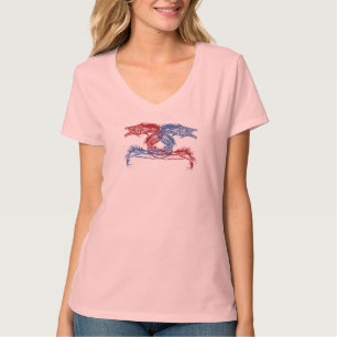 T-shirt Monstres de mer avec votre Arrière - plan de choix