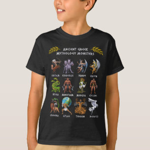 T-shirt Monstres de mythologie grecque antique