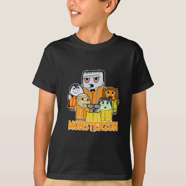T-shirt Monstres Swagazone maman Frankenstein Dracula Mons (Devant)