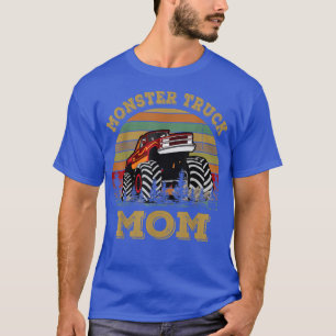 T-shirt Monstres Truck Maman Vintage Retro Style Women 212