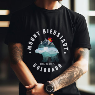 T-shirt Mont Bierstadt Colorado 14ers Escalade Fourteener