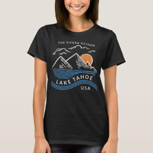 T-shirt Mont du lac Tahoe Sierra Nevada