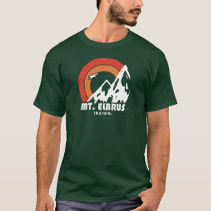 T-shirt Mont Elbrus Russie Aigle solaire