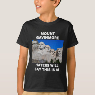 T-shirt Mont Gavinmore Drôle Gavin Newsom Trolling Trump