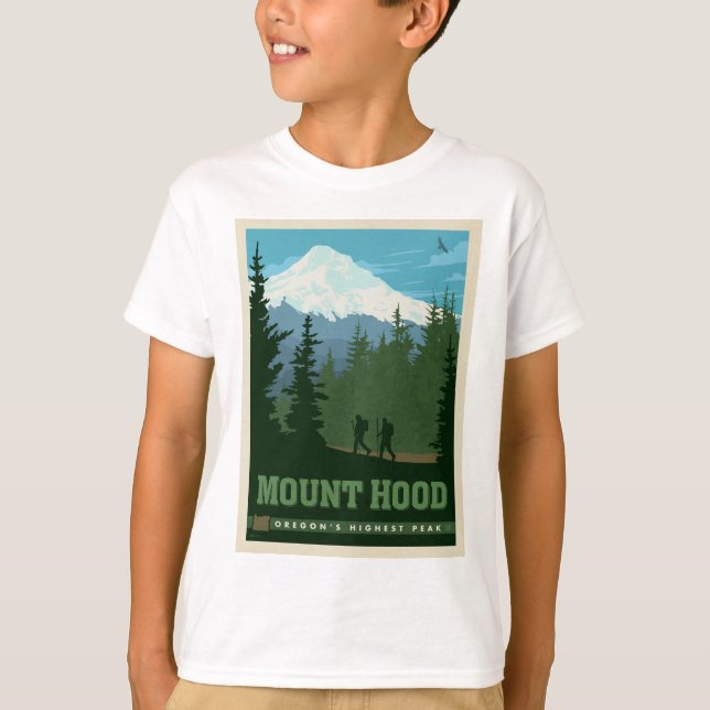 T-shirt Mont Hood | Oregon (Devant)