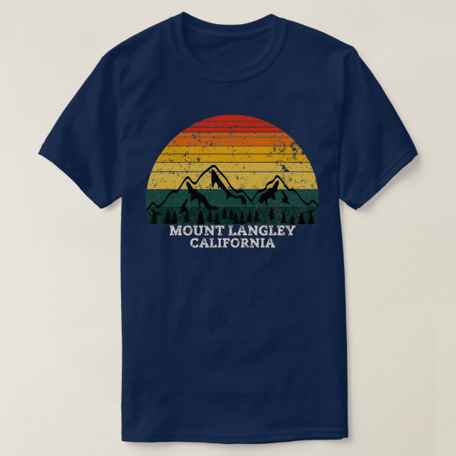 T-shirt Mont langley Californie 1 (Design devant)