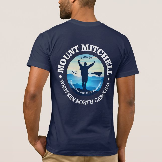 T-shirt Mont Mitchell (V) (Dos)