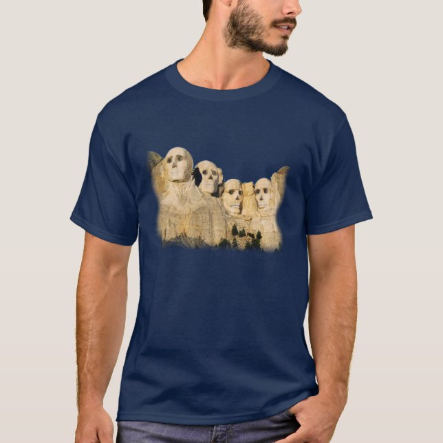 T-shirt Mont Rushmore Skuls (Devant)