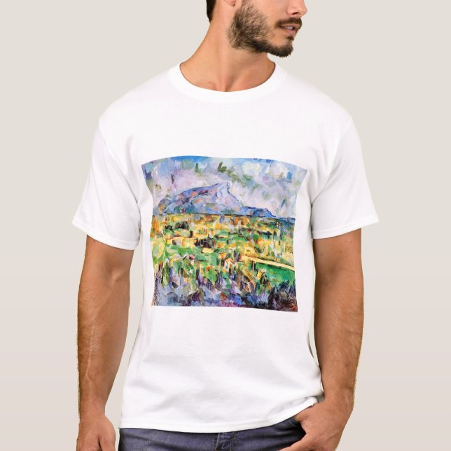 T-shirt Mont Sainte-Victoire, Paul Cezanne (Devant)