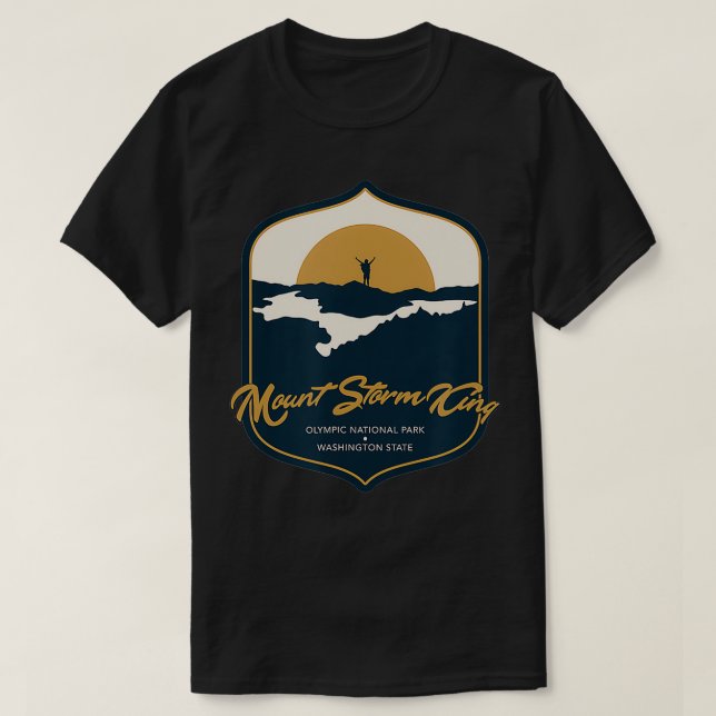 T-shirt Mont Storm King Washington State (Design devant)