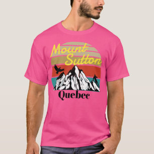 T-shirt Mont Sutton ski Québec 1