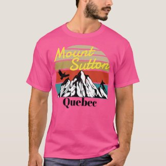 T-shirt Mont Sutton ski Québec 1