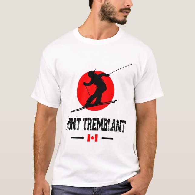 T-shirt Mont Tremblant Québec Canada Station de ski Sou (Devant)