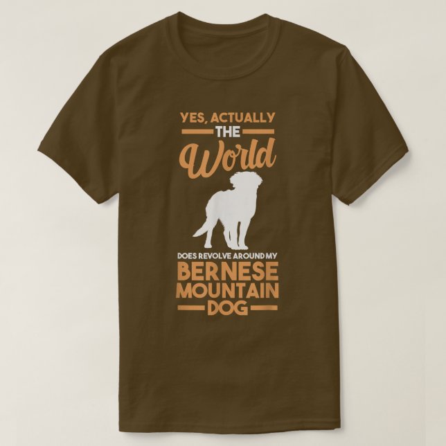 T-shirt Montagne de Chien Bernese  (Design devant)
