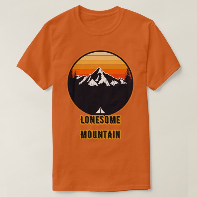 T-shirt Montagne de Lonesome (Design devant)