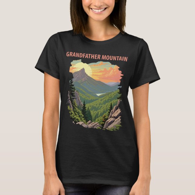 T-shirt Montagne du grand-père (Devant)