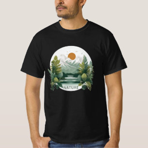 T-shirt Montagne idyllique à Aquarell