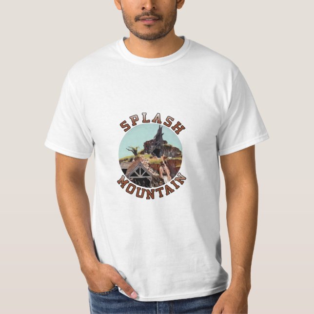 T-SHIRT MONTAGNE SPLASH (Devant)