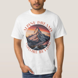 T-shirt montagnes