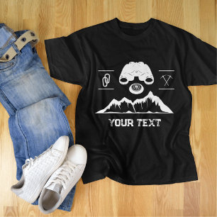 T-shirt Montagnes Amateur de voyage, Amateur de camping pe