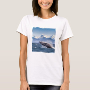 T-shirt Montagnes   Baleines en route Glacier Bay, Alaska
