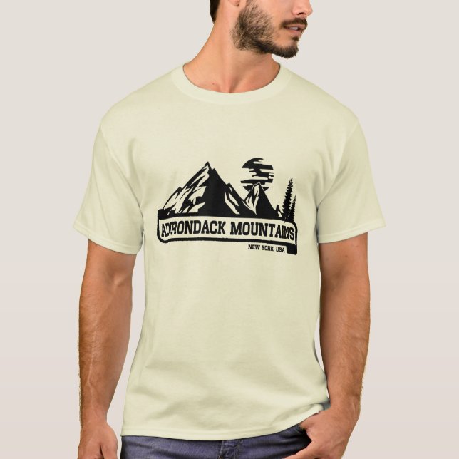 T-shirt Montagnes d'Adirondack (Devant)