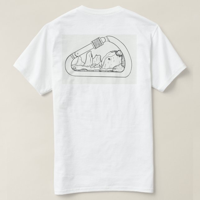 T-shirt Montagnes de Patagonia (Design dos)