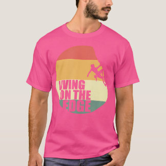 T-shirt Montagnes d'Escalades de Roche Retro - Monteur Vin