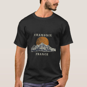 T-shirt Montagnes En Chamonix France