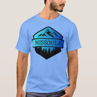 T-shirt Montagnes et arbres Missoula Montana
