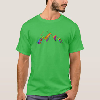 T-shirt Montagnes pays de Galles Cymru couleur amis ami