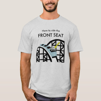 T-shirt Montagnes russes siège avant
