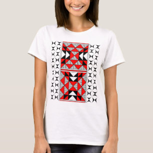 T-shirt Montagnes sacrées en rouge