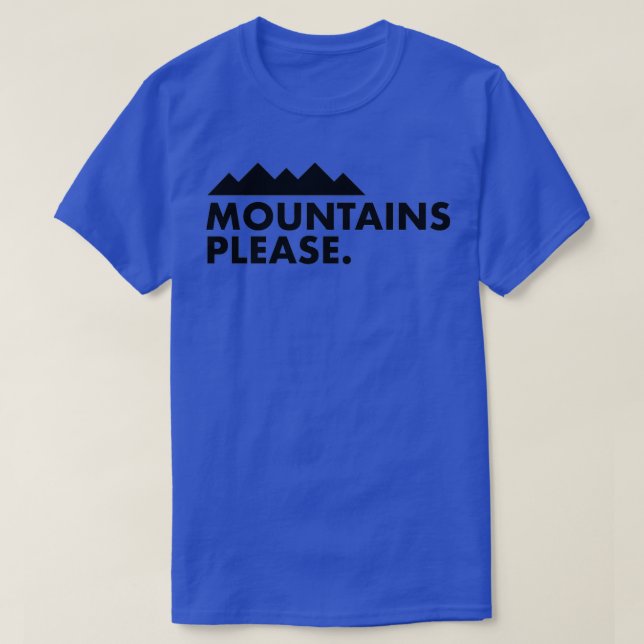 T-shirt Montagnes S'Il Vous Plaît (Design devant)