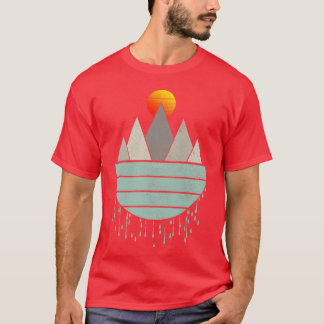 T-shirt Montagnes Vintage Randonnée Camping Escalade ami