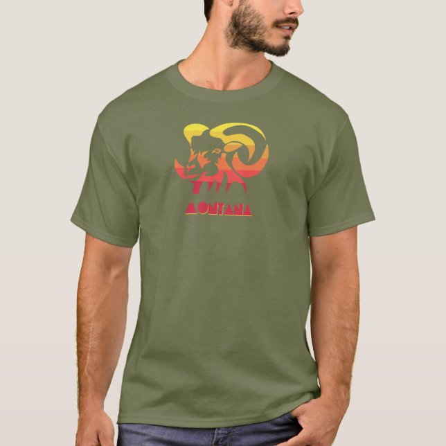 T-shirt Montana Bighorn (Devant)