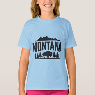 T-shirt Montana Bison sauvage