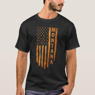 T-shirt Montana Rustic Droit D'Ours D'Armes Deuxième Amend